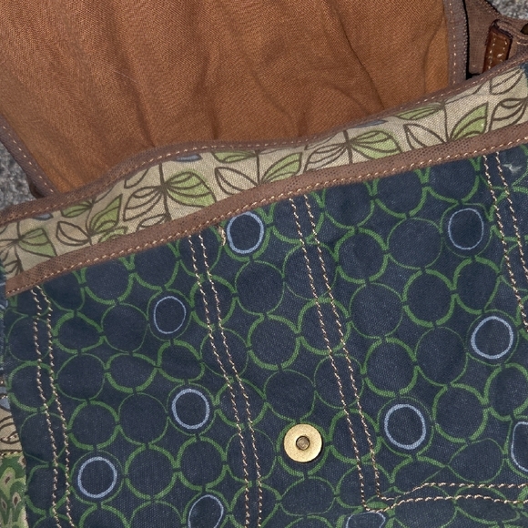 Vintage Fossil Crossbody Bag - Hippie / Boho / Floral - Picture 4 of 7